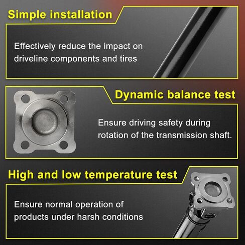 Front Complete Drive Shaft Fit for Dodge Challenger 2017-2021 ، Fit for Charger 2015-2020 & Chrysler 300 2015-2021 ، Prop Shaft Drivword Assembly AWD applies# 68200149ad ، 68200149ab in Saudi Arabia