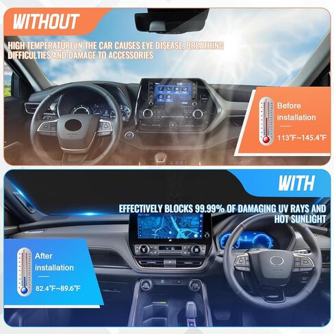 6 Layers Thicken Windshield Sun Shade Compatible with 2016-2024 Honda Pilot Foldable Car Windshield Cover Vehicle Sun Protector for Front Window Reflect UV Sun and Heat in Saudi Arabia