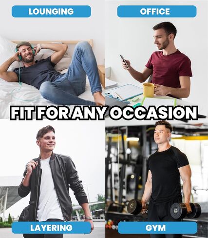 Gildan Men's Heavy Cotton Short Sleeve T-Shirt, Style G500, Multipack of 1|2|4|6|10, Make Your Own Customized Set! in Saudi Arabia