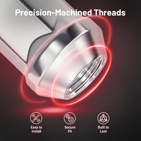 Evil Energy 20 PCS 1/2 ″ -20 مجموعة مكسرات العروة ، المكسرات المغلقة للعبور الجوز ، جوز عجلة الصلب الكربوني البارد لعجلات OEM ، الأسود in Saudi Arabia