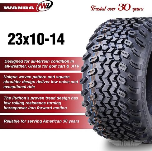 Wanda 22x11-12 Golf Cart ATV إطارات 4 Ply 22x11-12 14052 in Kuwait
