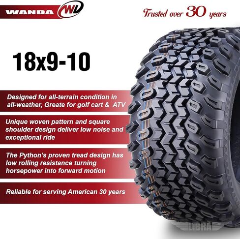 WANDA 22X11-12 Golf Cart ATV Tires 4 Ply 22x11-12 14052 in Saudi Arabia
