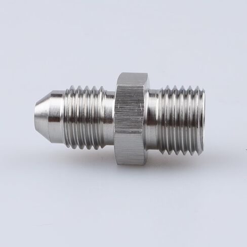Male M12 x 1.25 Metric Thread to -4 AN Adapter Stainless Steel in Saudi Arabia
