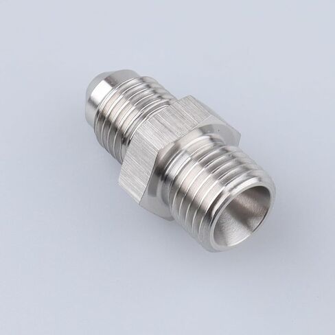 Male M12 x 1.25 Metric Thread to -4 AN Adapter Stainless Steel in Saudi Arabia