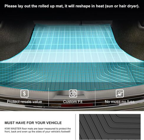 KIWI MASTER Floor Mats Compatible with 2021-2024 Ford Bronco Sport Accessories Replace OEM # MP1Z-7813300-AA All Weather Custom Fit Liners Front & Rear 2 Row Mat in Saudi Arabia