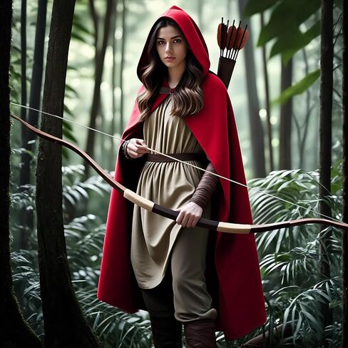 Women's Renaissance Medieval Hooded Cape Velvet Cloak Victorian Vintage Capelet Halloween Sorcerer Costume in Saudi Arabia