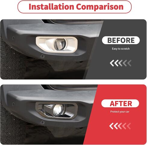 يغطي Linskip Fog Light يتوافق مع Jeep Wrangler JL/Gladiator JT 2018-2024 2025 ، غطاء مصباح الضباب لجيب رانجلر الخارجي (أسود) in Kuwait