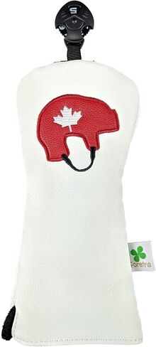Limited Edition Hockey Helmet - Canada Driver Head Cover - Tour Quality Golf Club Cover - Style and Customize Your Golf Bag in Saudi Arabia