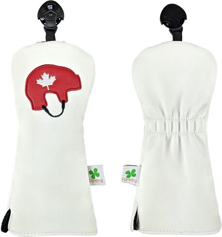 Limited Edition Hockey Helmet - Canada Driver Head Cover - Tour Quality Golf Club Cover - Style and Customize Your Golf Bag in Saudi Arabia