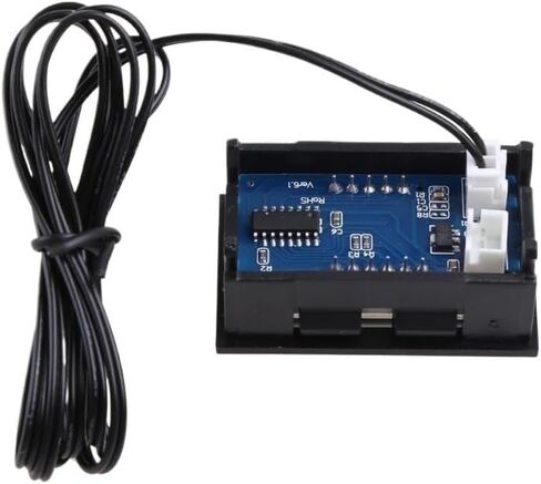 مقياس مقياس درجة حرارة السيارة المطورة -50 ~ 110 درجة مئوية مقياس حرارة LED الرقمي 5-12V اتصال سهل للصناعة (ل R) in Kuwait