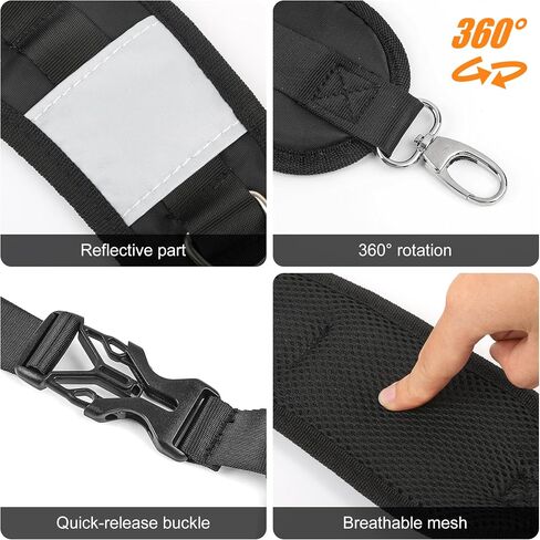 Backpack Straps, Adjustable Padded Shoulder Straps for Bags Replacement,with Spare Metal Clips and Spare Chest Belt for Backpack,Dry Bag in Saudi Arabia