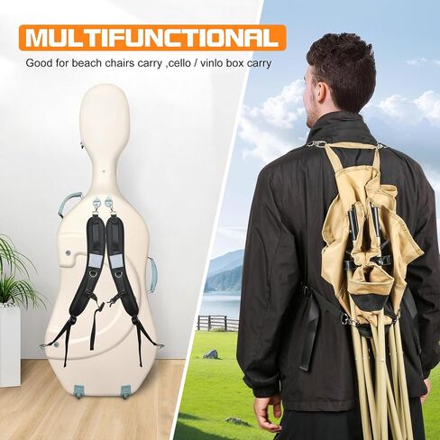 Backpack Straps, Adjustable Padded Shoulder Straps for Bags Replacement,with Spare Metal Clips and Spare Chest Belt for Backpack,Dry Bag in Saudi Arabia