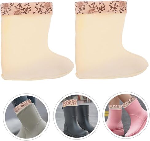 Enhanced Warmth Boot Liners Women's Insulated Rain Boot Covers Waterproof Liners for Cold Weather for Winter Activities in Kuwait