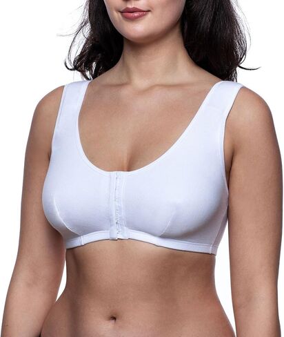 frugue Mastectomy Bra with Pockets for Prosthesis Snap Front Closure in Kuwait