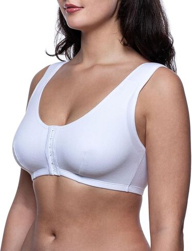 frugue Mastectomy Bra with Pockets for Prosthesis Snap Front Closure in Kuwait