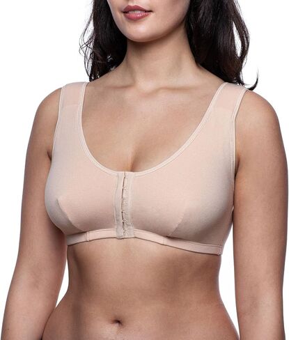 frugue Mastectomy Bra with Pockets for Prosthesis Snap Front Closure in Kuwait