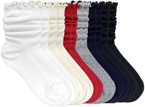 Jefferies Socks Womens Fruilh Cankle Crew Crew Screrch Screrch Scuff Socks 4 زوج in Saudi Arabia