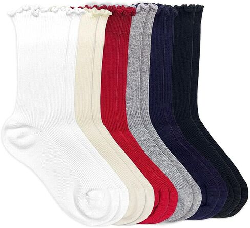 Jefferies Socks Womens Fruilh Cankle Crew Crew Screrch Screrch Scuff Socks 4 زوج in Saudi Arabia