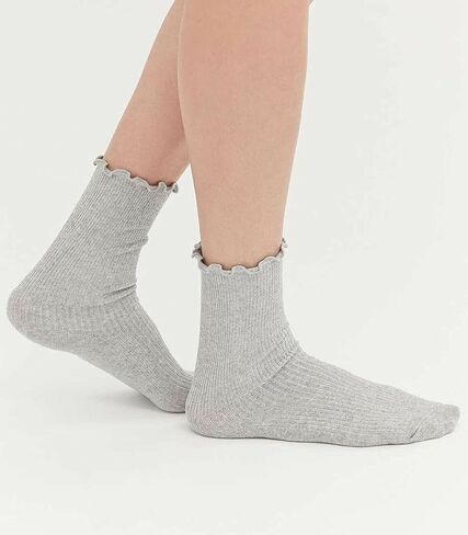 Jefferies Socks Womens Fruilh Cankle Crew Crew Screrch Screrch Scuff Socks 4 زوج in Saudi Arabia