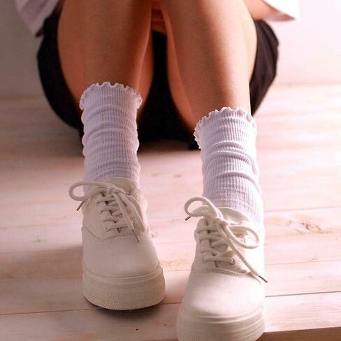 Jefferies Socks Womens Fruilh Cankle Crew Crew Screrch Screrch Scuff Socks 4 زوج in Saudi Arabia