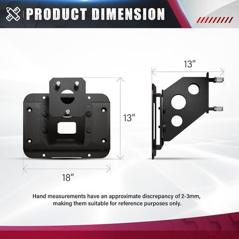 حامل إطار احتياطي قابل للتعديل سوتو متوافق مع 2007-2018 Jeep Wrangler JK JKU UNLIMITED 2/4 DOIR in Kuwait