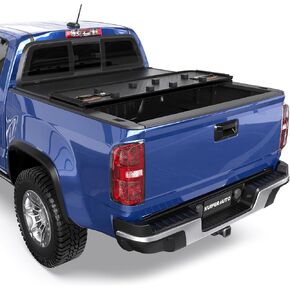 سرير Tri Truck Hard Tri Truck Tonneau Truck Cover متوافق مع 2015-2025 شيفروليه كولورادو GMC Canyon Fleetside - سرير قصير 5.2 قدم (62 بوصة) in Kuwait