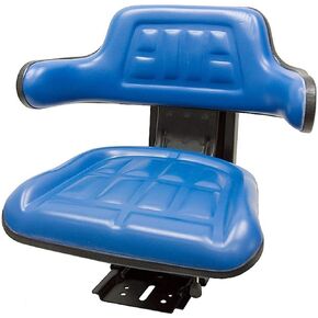 TRAC SEATS BLUE WAFFLE STYLE UNIVERSAL TRACTOR SUSPENSION SEAT WITH TILT FITS FORD/NEW HOLLAND 4000 4100 4110 4330 4600 4610 (SAME DAY SHIPPING - Delivers in 1-4 Business days) in Kuwait
