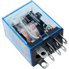 5pcs ly2nj hh62p hhc68a-2z micro micro mini electromagnetic relay 10a 8pin coil dpdt dc 12v 24v ac 220v (5pcs ly2nj base) in Kuwait