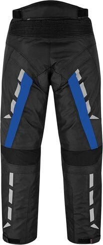 Men's Waterproof Armored Motorcycle Trousers – Protective Cordura Textile Pants with Removable Protectors for Biking. in Saudi Arabia