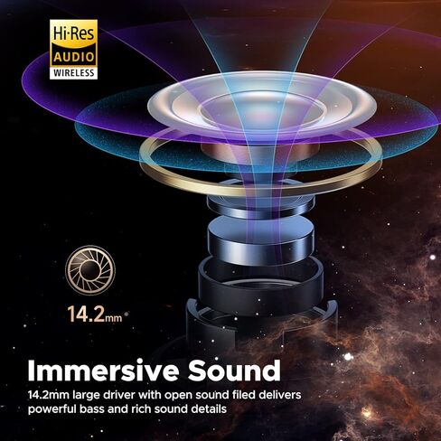 سماعات الرأس SoundPEATS Space Bluetooth باللون الأسود، وضع الألعاب in Kuwait