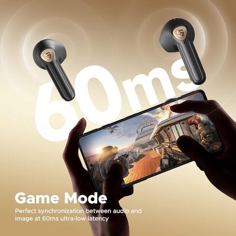 سماعات الرأس SoundPEATS Space Bluetooth باللون الأسود، وضع الألعاب in Kuwait