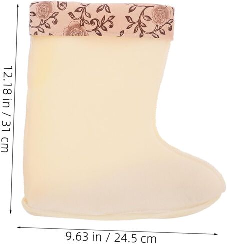 Enhanced Warmth Boot Liners Women's Insulated Rain Boot Covers Waterproof Liners for Cold Weather for Winter Activities in Saudi Arabia