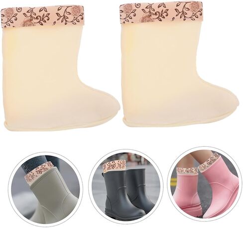 Enhanced Warmth Boot Liners Women's Insulated Rain Boot Covers Waterproof Liners for Cold Weather for Winter Activities in Saudi Arabia
