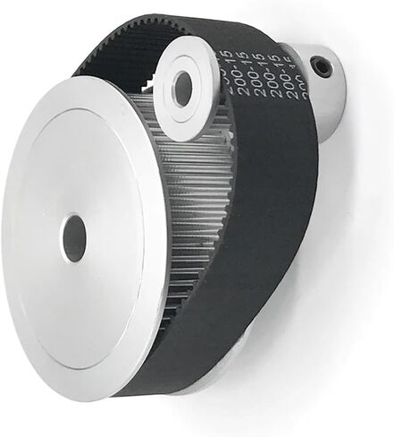 2GT/2M Synchronous Pulley Kit GT2 80 Teeth+20 Teeth Aperture 5-12mm 3D Printer Accessories Reduction Ratio 1:4 Bandwidth 15mm(260mm,20T-B6-W15_80T-B12-W15) in Saudi Arabia