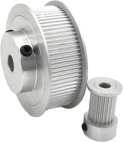 2GT/2M Synchronous Pulley Kit GT2 80 Teeth+20 Teeth Aperture 5-12mm 3D Printer Accessories Reduction Ratio 1:4 Bandwidth 15mm(260mm,20T-B6-W15_80T-B12-W15) in Saudi Arabia