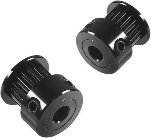 10/20/30PCS GT2 20TEETH 16 أسنان 20 أسنان تتحمل 5 مم/8 ملم تناسب بكرة ألوميوم GT2-6MM حزام توقيت مفتوح للطابعة ثلاثية الأبعاد (أسود 5 مم ، Z516B) in Saudi Arabia
