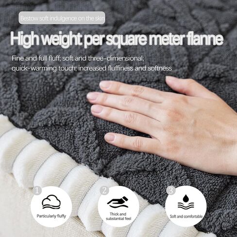 Couch Cover For dogs washable,Funny Fuzzy Pet Couch Cushion Covers For Sofa, Non Slip Couch Covers For 3 cushion couch sofa pet friendly,Dog Bed Mat ,sofa pads for couch (Coffee color,27.5x59 inch) in Kuwait