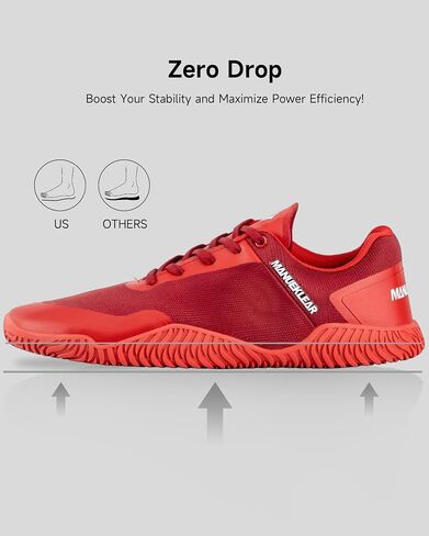 Manueklear Zero Drop Wide Toe Box Shoe للرجال نساء ، وأحذية حافي القدمين الحد الأدنى لمشيه المشي لمسافات طويلة ، ورفع الأحذية للتدريب المتقاطع in Kuwait