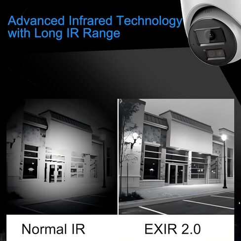 Real HD 5MP Analog CCTV Camera, HD 4-in-1(TVI/AHD/CVI/CVBS), 2.8mm Lens, TVI Dome Turret Security Camera, 65ft Night Vision, ONLY Compatible with 5MP/3K/8MP DVR in Saudi Arabia