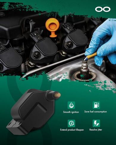 SCITOO 4 ignition coils with 4 iridium Spark Plugs for 2009 2010 2011 2012 2013 Fit 1.5L UF-626 5C1721 E1126 in Saudi Arabia