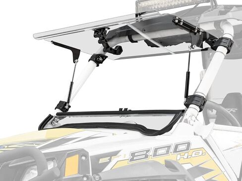 يمكن إغلاق الزجاج الأمامي Superatv Scratch 3-in-1 Flip Flip لـ Polaris RZR (انظر التركيب) ، in Saudi Arabia