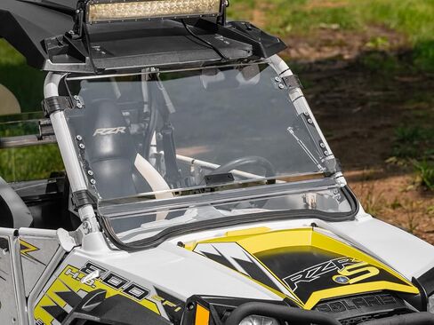 يمكن إغلاق الزجاج الأمامي Superatv Scratch 3-in-1 Flip Flip لـ Polaris RZR (انظر التركيب) ، in Saudi Arabia