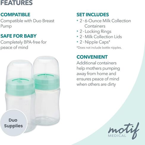 Motif Medical Duo Milk Storage Containers - 4 Pack in Saudi Arabia