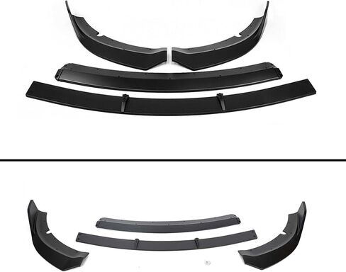 Front Bumper Lip Splitter Spoiler Fit for Dodge Charger SRT Hellcat Widebody 2020-2023 Accessories Air Chin Body Kit (Glossy Black) in Saudi Arabia