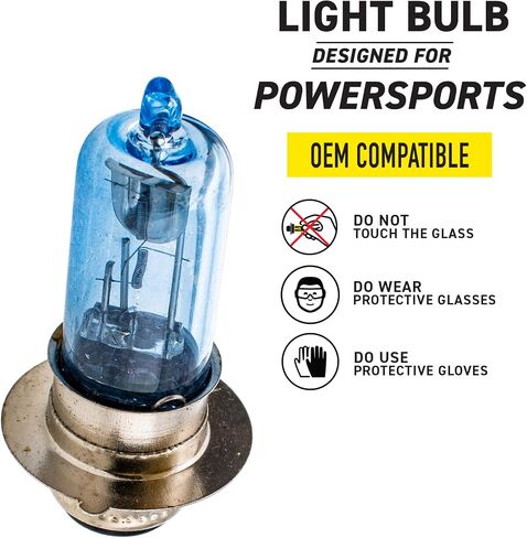 NICHE Headlight Bulb for Yamaha Kodiak 450 Honda FourTrax 300 Foreman Rancher 400 Suzuki Kawasaki Can-Am 2 Pack in Saudi Arabia