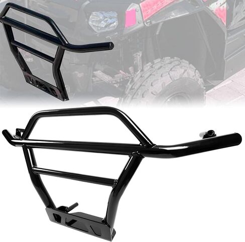 واقي فرشاة الوفير الأمامي Kuafu متوافق مع 2009-2020 Polaris RZR 170 استبدال 28777813 الفولاذ الأسود المطلي بالمسحوق in Saudi Arabia