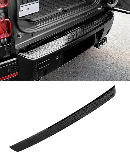 Rear Bumper Anti-Scratch Guard Protection Cover Compatible with Land Rover Defender 90 110 130 2020-2025 Exterior Accessories Glossy Black Bumper Cover in Saudi Arabia