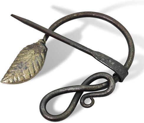 Armory Replicas ™ Fiking و Celtic Cloak Cloak Pin Brooch-فيبولا من القرون الوسطى للأزياء ، إعادة التشريع ، تأثيري وملحقات اللباس التاريخي in Kuwait