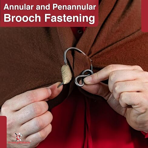 Armory Replicas ™ Fiking و Celtic Cloak Cloak Pin Brooch-فيبولا من القرون الوسطى للأزياء ، إعادة التشريع ، تأثيري وملحقات اللباس التاريخي in Kuwait