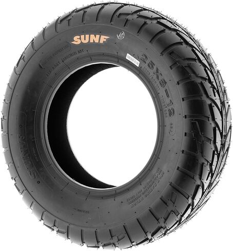 【2】 SUNF 21x7-10 ATV UTV TIRES 21x7x10 Tubeless 6 Ply for 10 Rims - A021 ، Black in Saudi Arabia